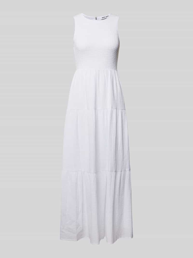 DKNY Maxi-jurk met smokdetails