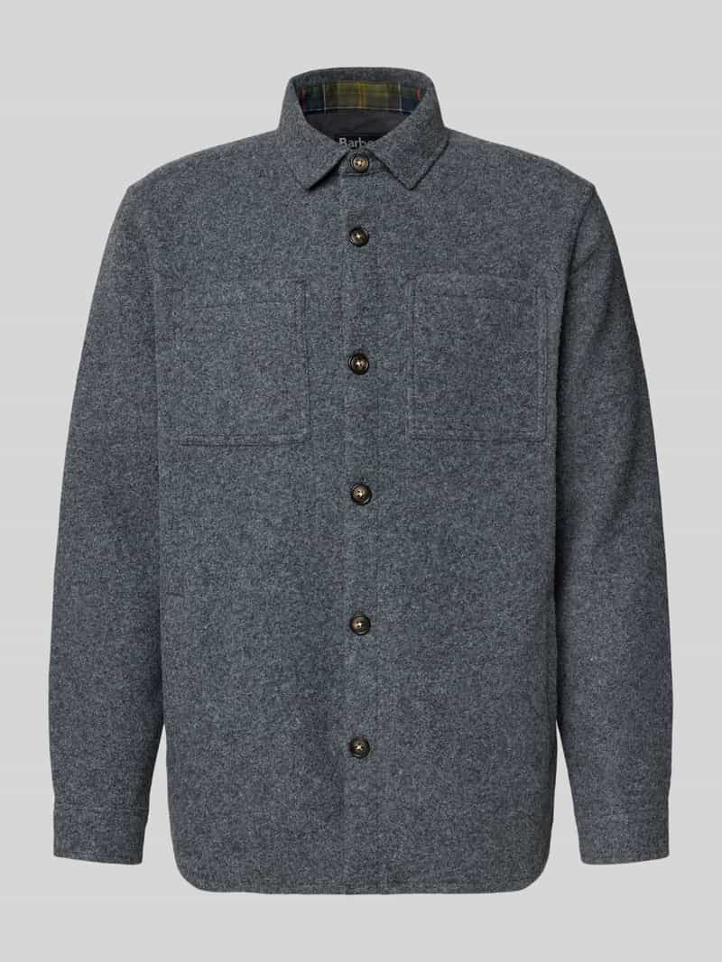 Barbour Regular fit overhemdjack met wol model 'MARLOW'