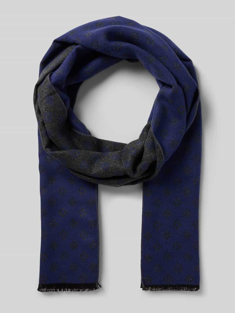 Christian Berg Men Sjaal van viscose in all-over look