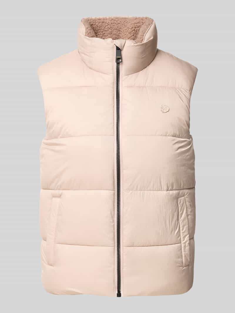 Regular fit bodywarmer in stiksels model 'BORG'