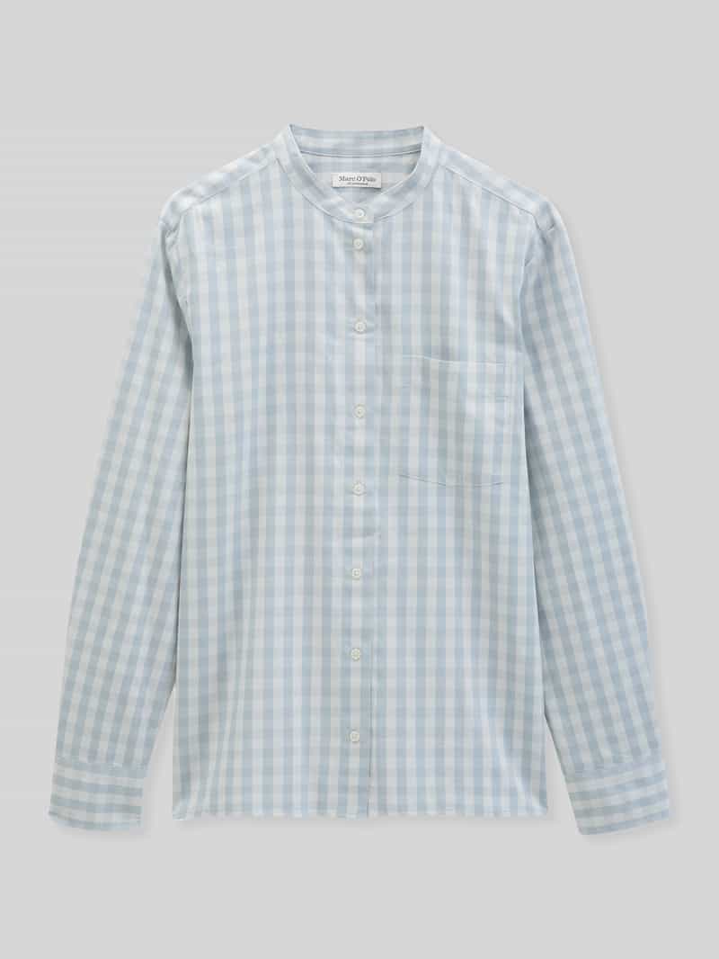 Marc O'Polo Regular fit blouse met lange mouwen van puur katoen