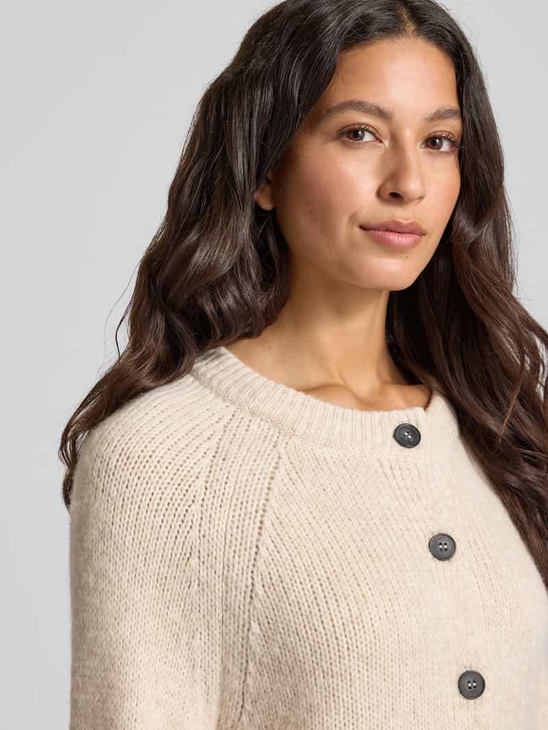 Marc O'Polo Loose fit cardigan van scheerwolmix