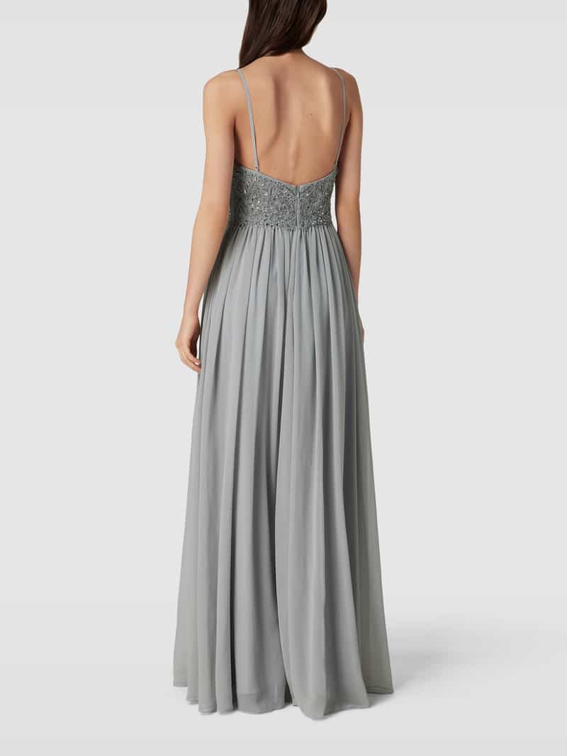 Avondjurk met siersteentjes Laona