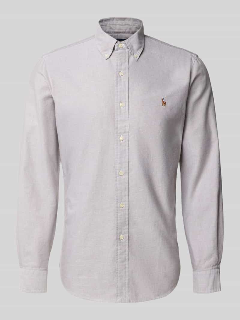 Polo Ralph Lauren Regular fit vrijetijdsoverhemd met logostitching model 'Cub'