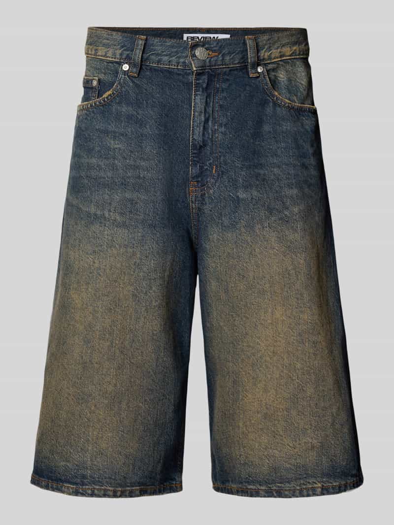 Baggy fit korte jeans in 5-pocketmodel