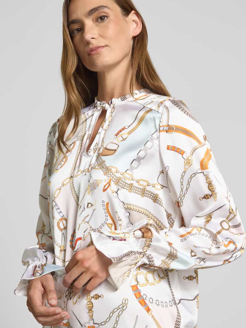 herzensangelegenheit Regular fit zijden blouse met stretch