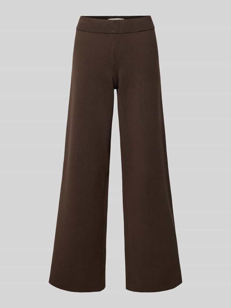 MSCH Copenhagen Stoffen broek van viscosemix met elastische band model 'Amalea'