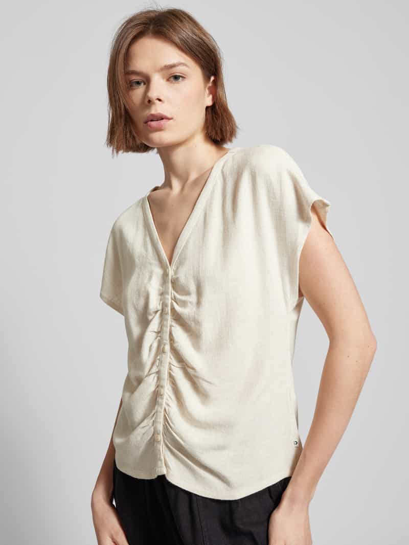Tom Tailor Denim Blouse met V-hals