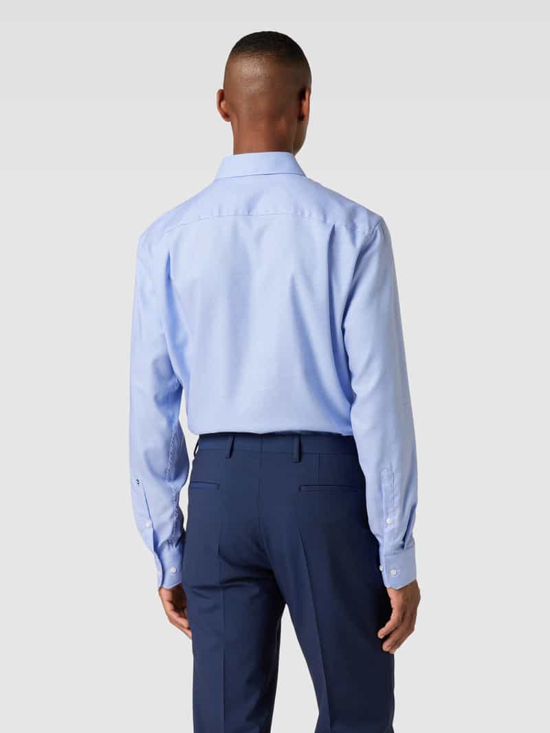 Regular fit zakelijk overhemd met kentkraag SEIDENSTICKER REGULAR FIT