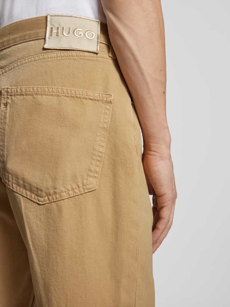 Hugo Blue Straight leg jeans in 5-pocketmodel model 'Jonah'