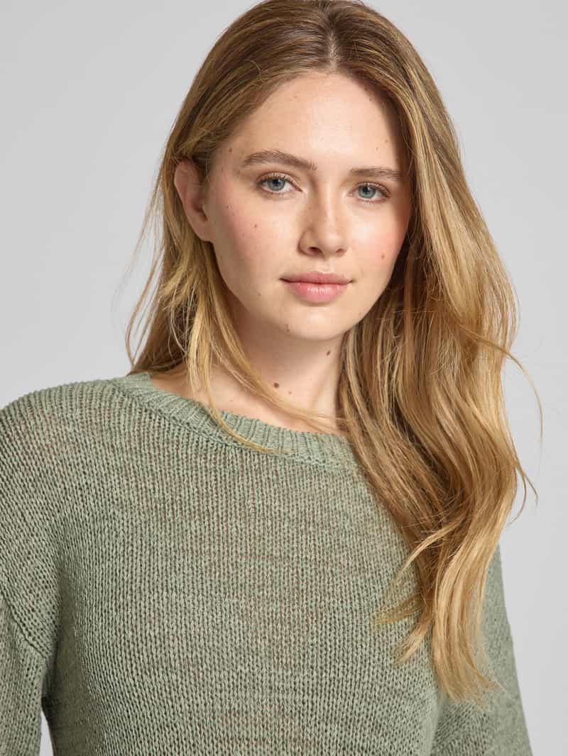 s.Oliver RED LABEL Relaxed fit gebreide pullover van katoenmix