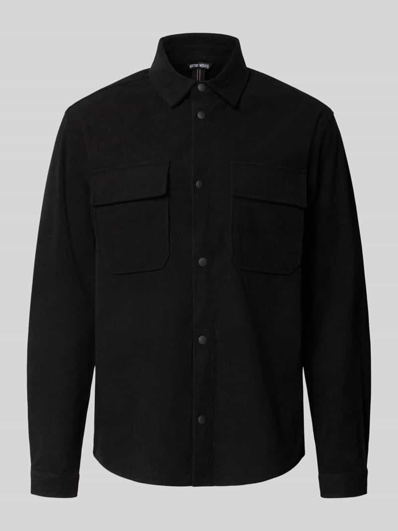 Antony Morato Regular fit overhemdjack van fijne corduroy model 'DAKAR'