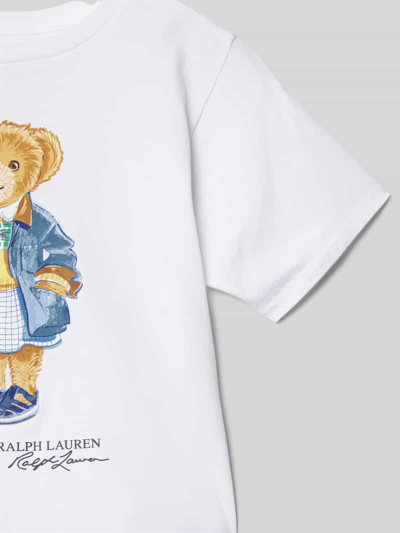 Polo Ralph Lauren Teens T-shirt met motief- en labelprint