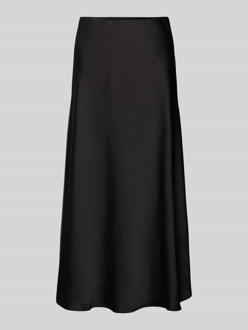 NEO NOIR Midirok van satijn met elastische band model 'Bovary'