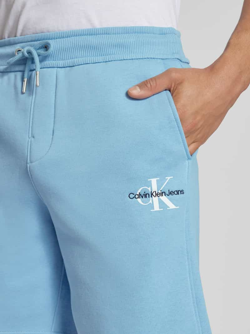 Calvin Klein Jeans Sweatshorts met labelprint