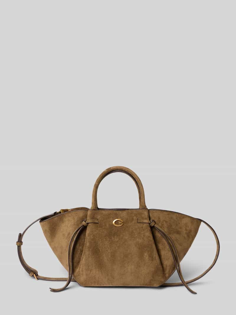 GUESS schoudertas handtas Allegra Girlfriend Satchel Olive olijfgroen