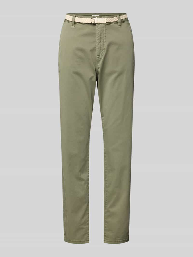 s.Oliver RED LABEL Regular fit chino van katoenmix