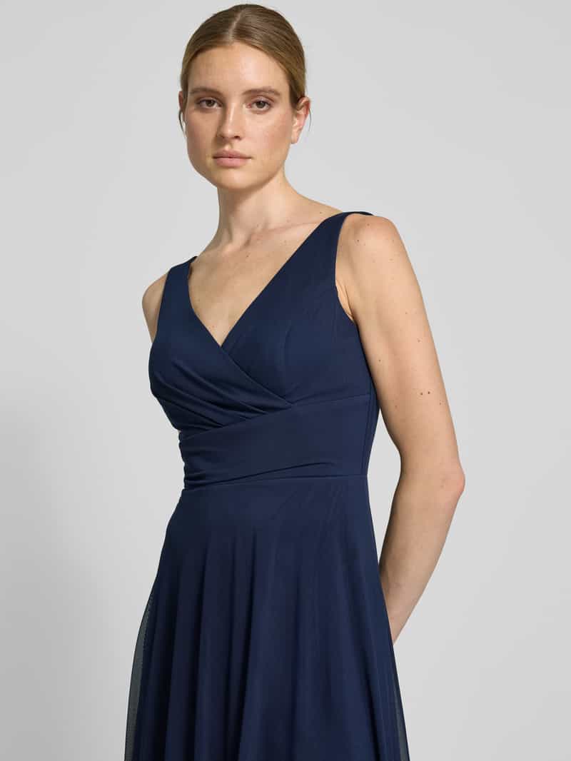 TROYDEN COLLECTION Cocktailjurk met V-hals