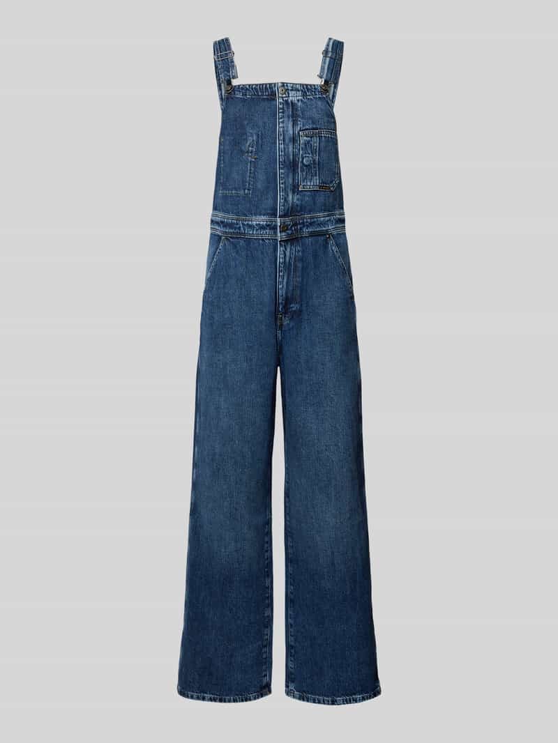 G-Star Raw Straight fit tuinbroek met borstzakken model 'Dungaree'