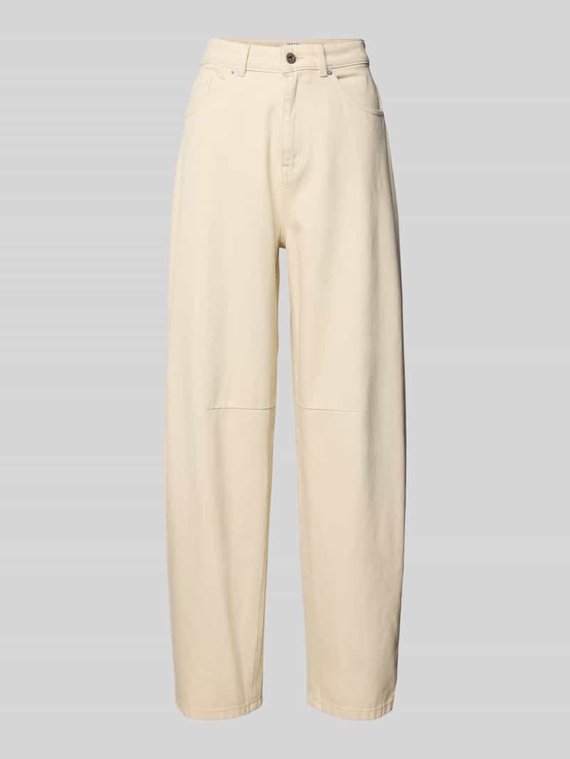 Jake*s Casual Jeans met wijde pijpen en deelnaden