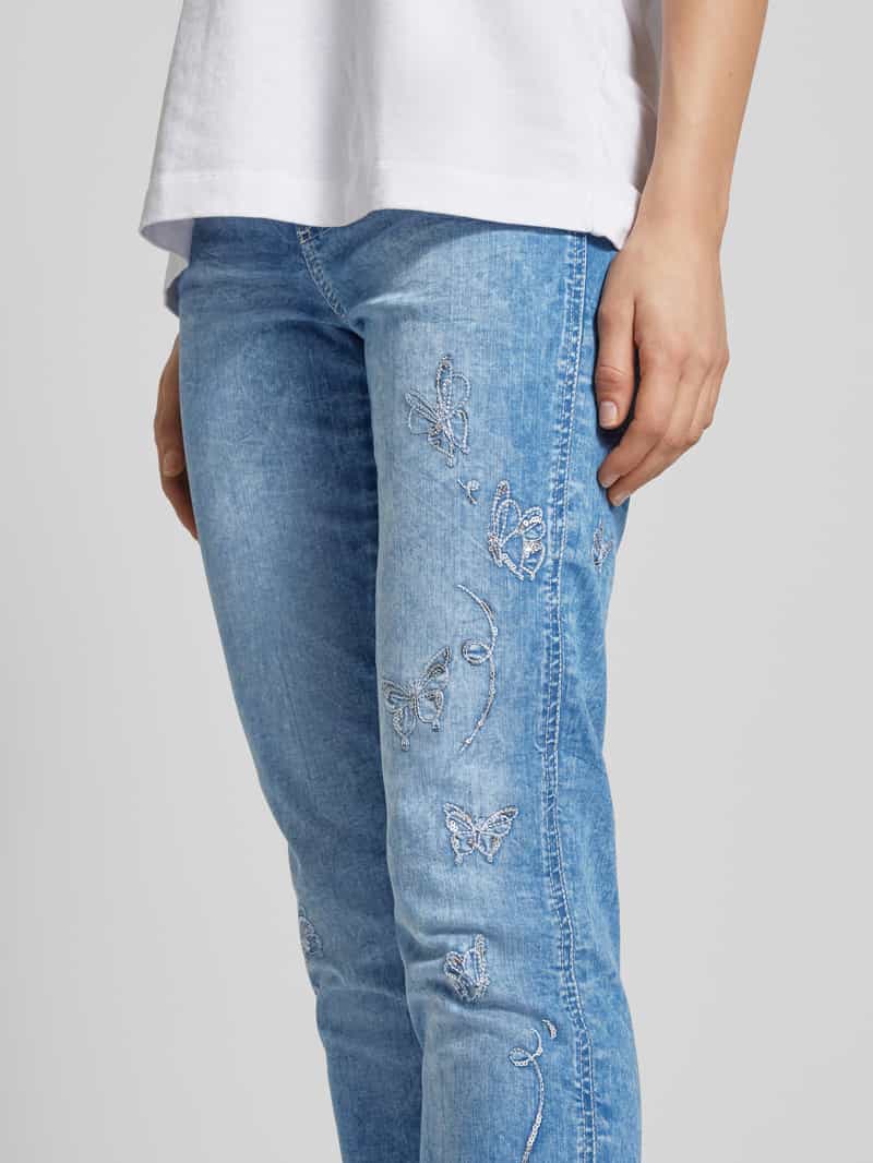 Angels Regular fit jeans met verkort model 'Cici'