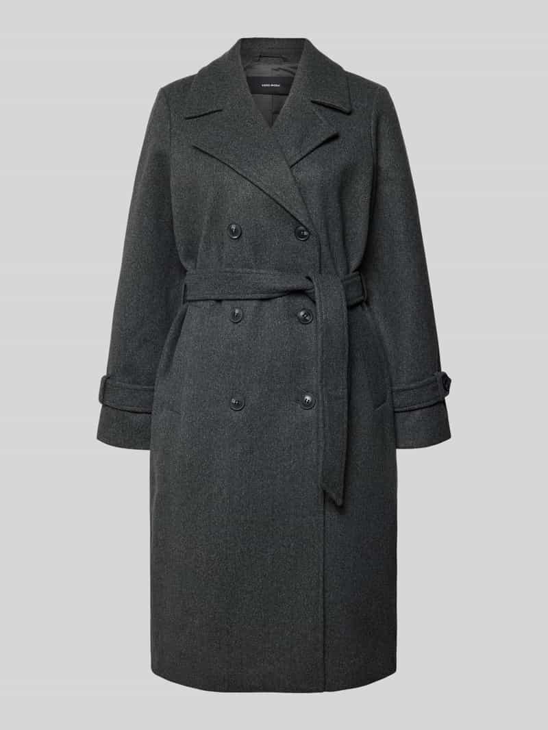 Vero Moda Regular fit trenchcoat met reverskraag model 'FORTUNEVEGA'