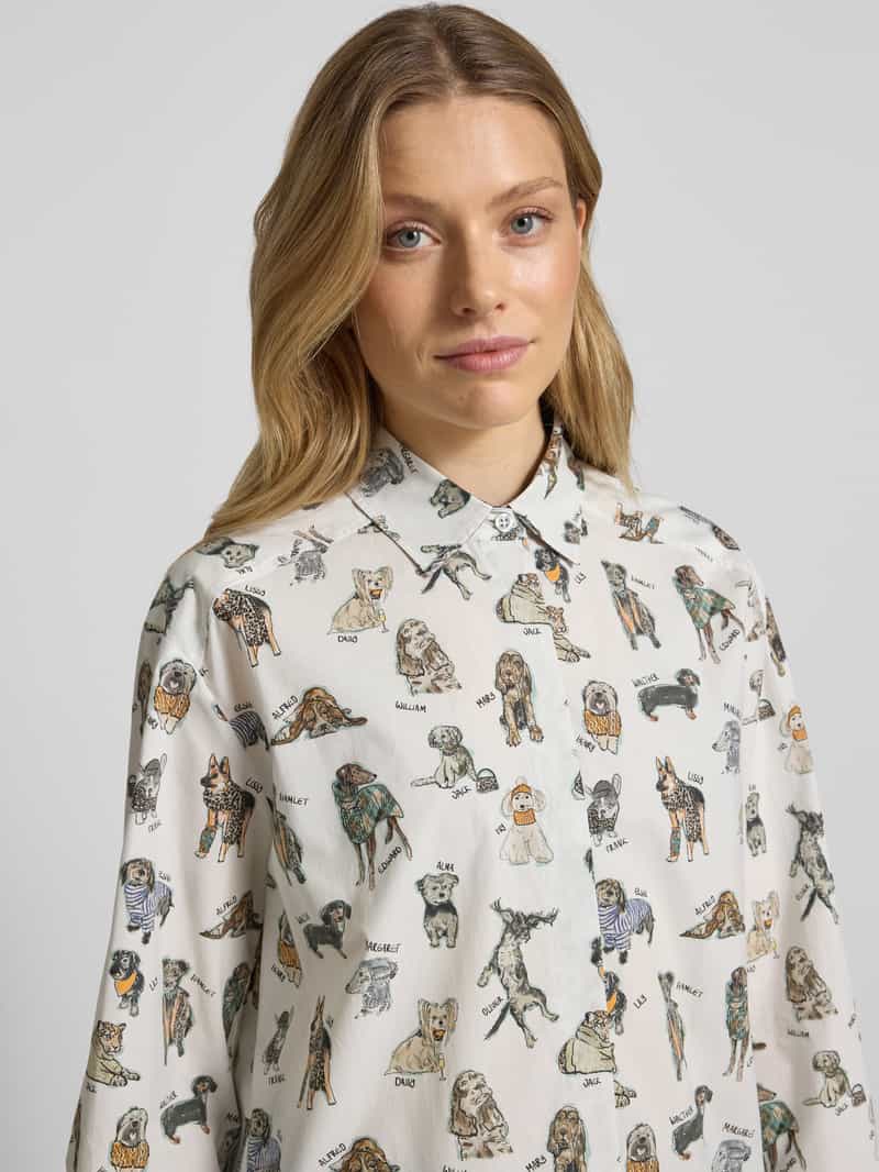 Marc Cain Overhemdblouse met knoopsluiting