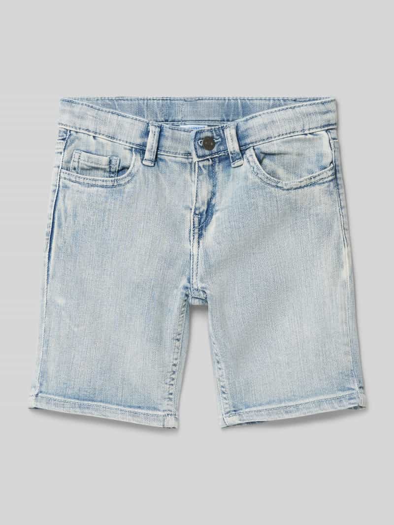 Mayoral Korte jeans met knoop- en ritssluiting