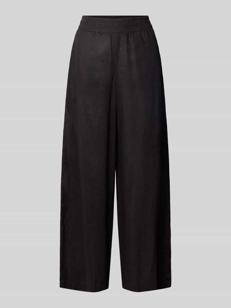 drykorn Loose fit linnen broek met elastische band
