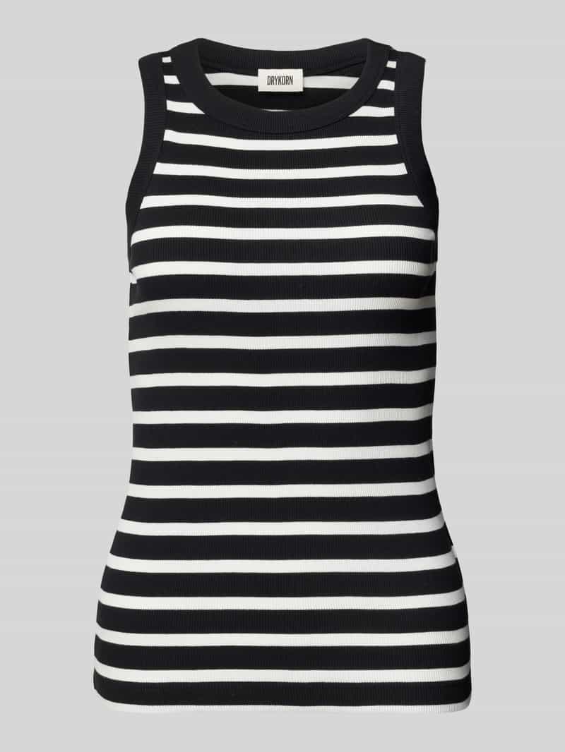 drykorn Top in fijnriblook model 'OLINA'