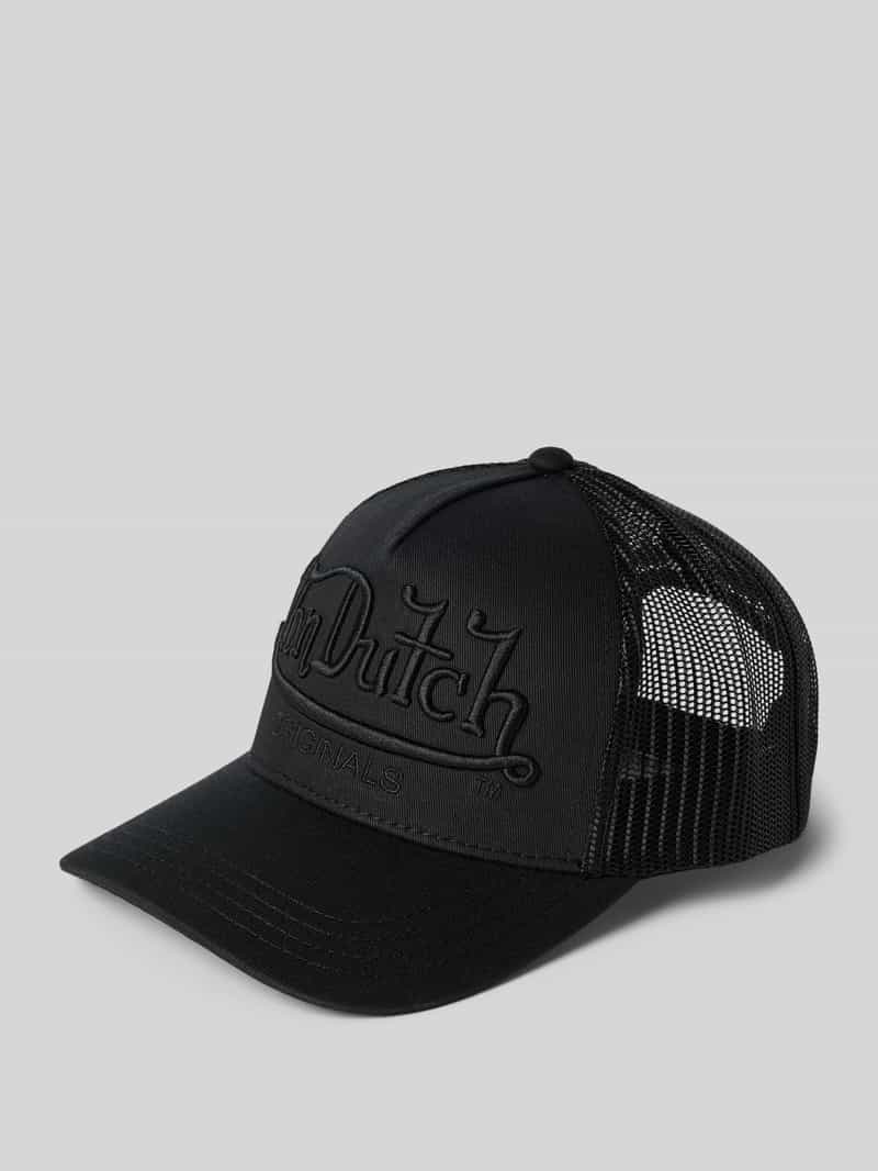 trucker cap met labelstitching
