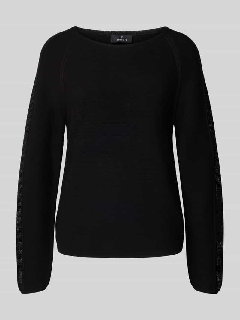 monari Gebreide pullover met ronde hals