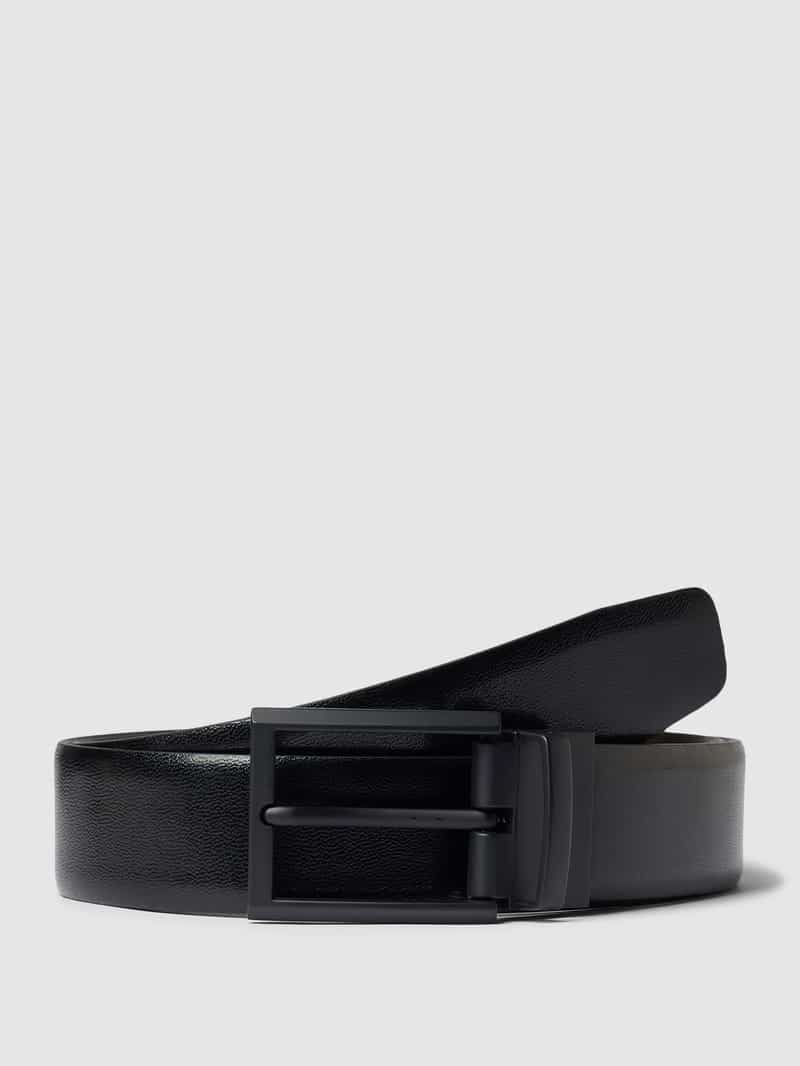 Keerbare riem van leer met doornsluiting Christian Berg Men