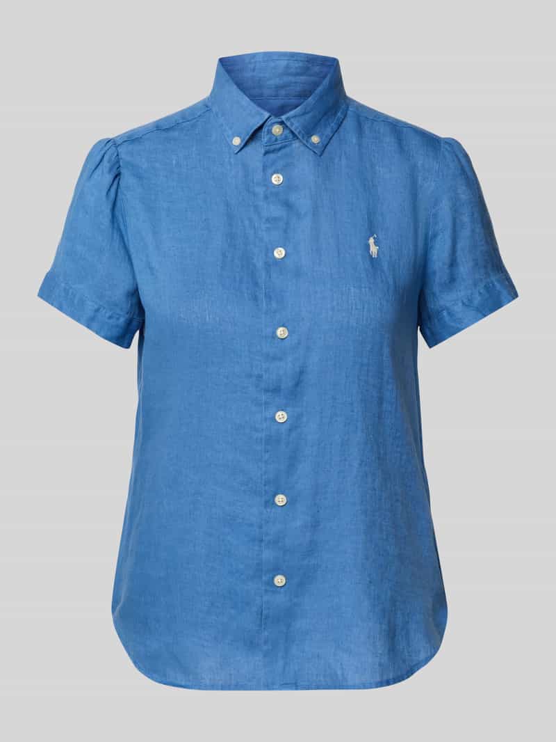 Polo Ralph Lauren Regular fit linnen blouse met button-downkraag