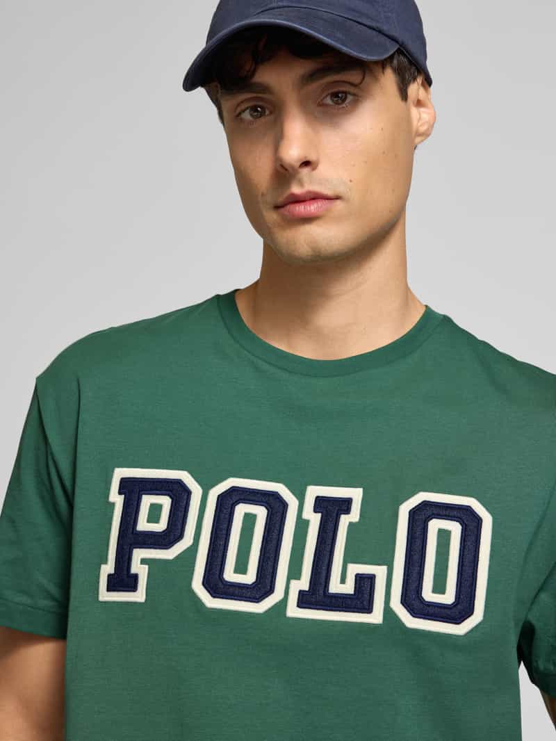 Polo Ralph Lauren Classic fit T-shirt met labelstitching