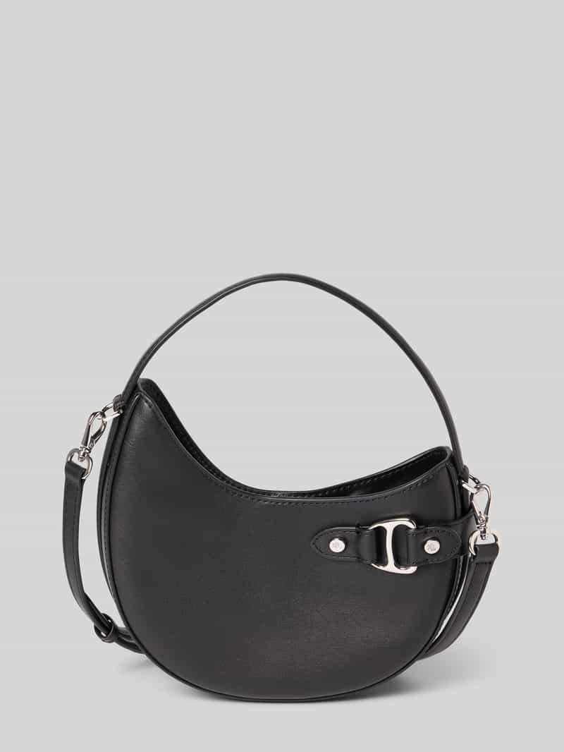 Lauren Ralph Lauren Handtas van runderleer met draagband en schouderband