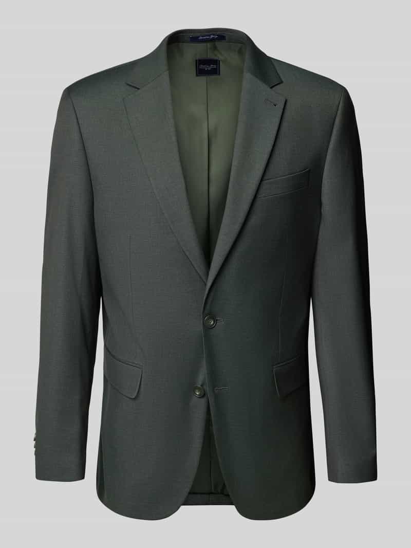 Christian Berg Men Slim fit 2-knoops colbert met klepzakken