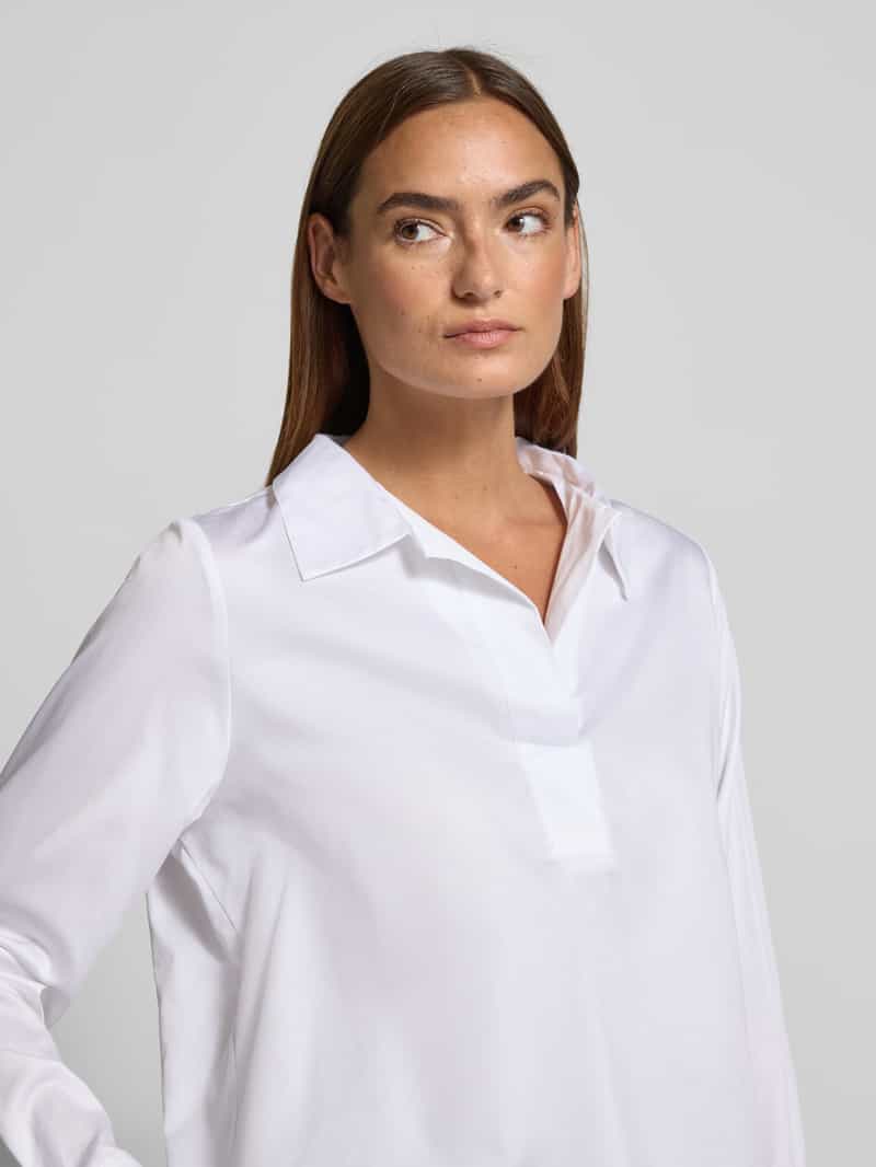 Eterna Regular fit blouse met V-hals