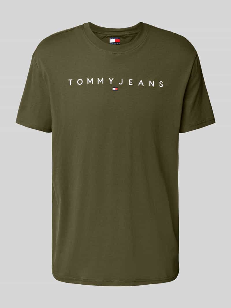 Tommy Jeans T-shirt met labelprint