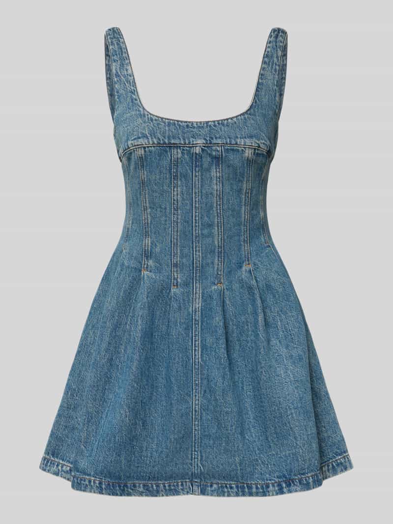 Tommy Jeans Getailleerde vrijetijdsjurk van puur katoen