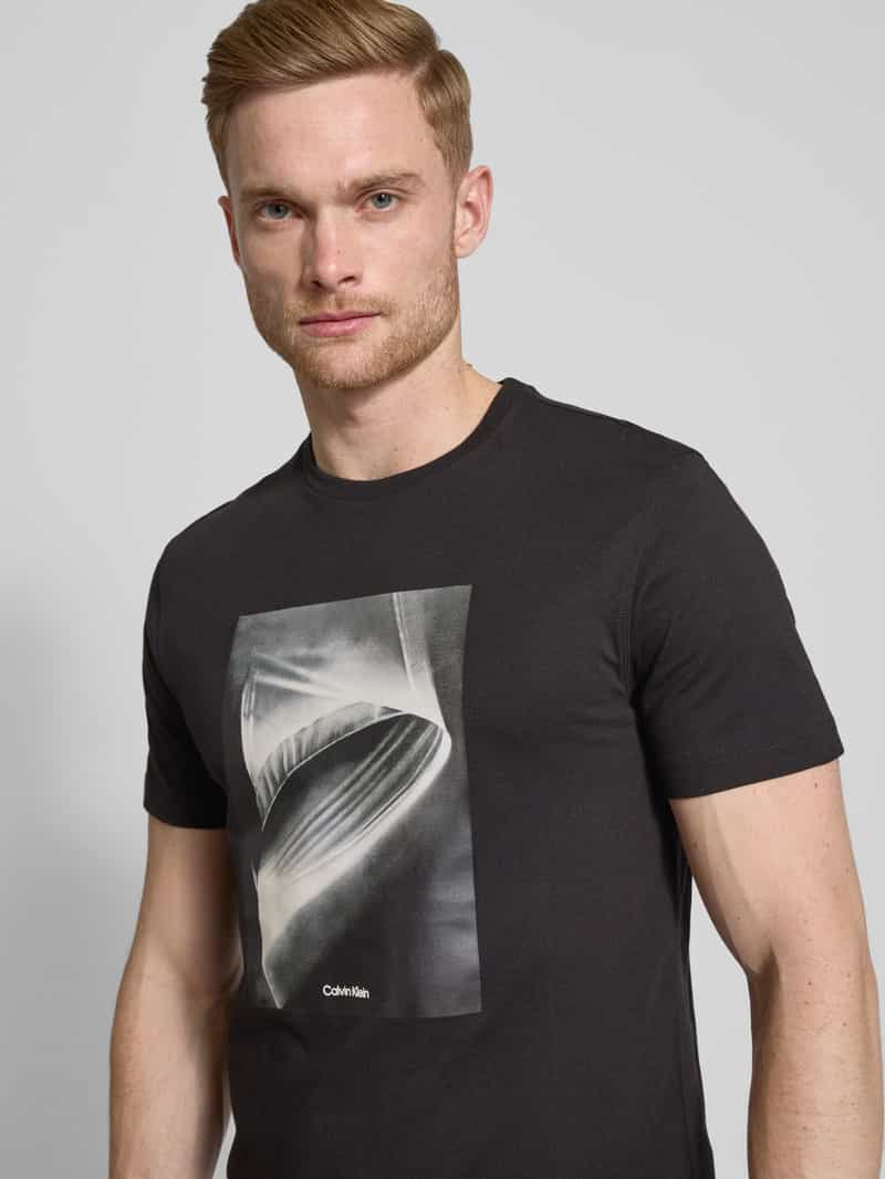 CK Calvin Klein T-shirt met labelprint