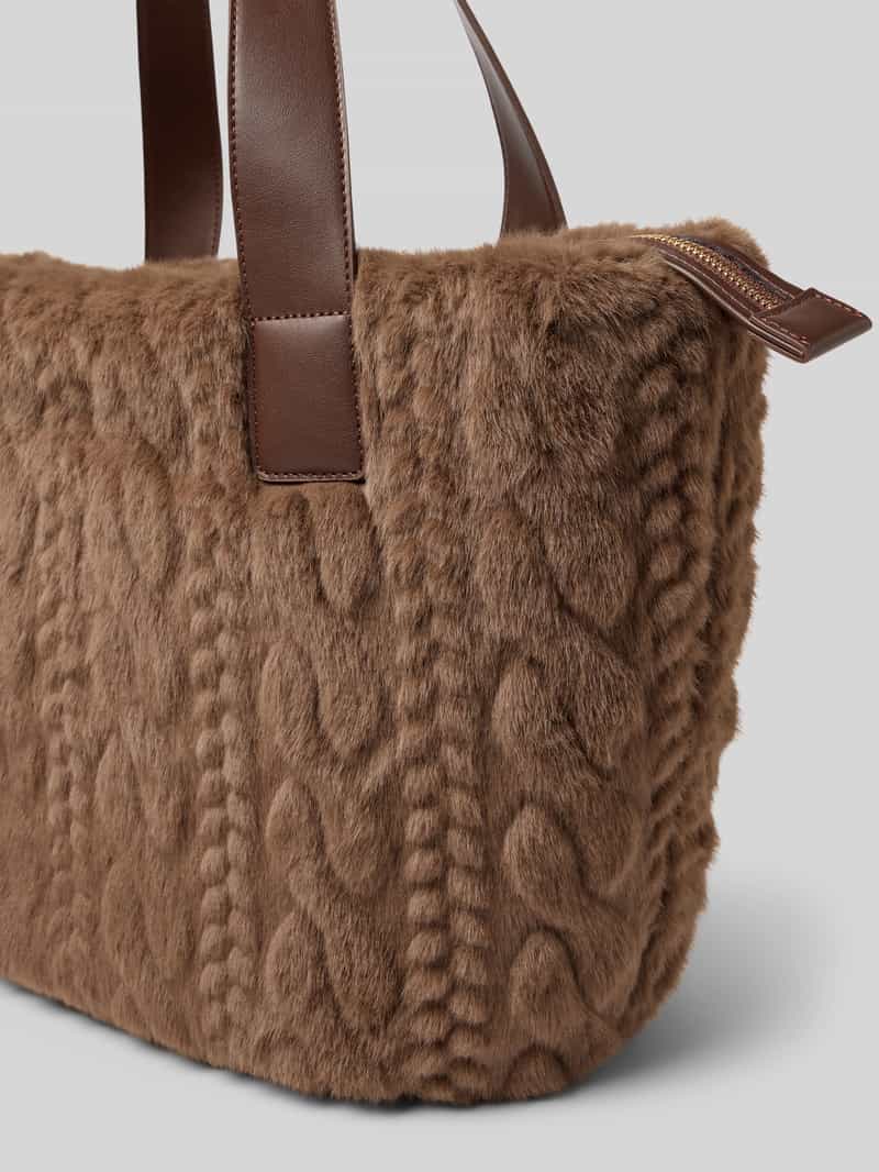 Liu Jo White Tote bag met imitatiebont