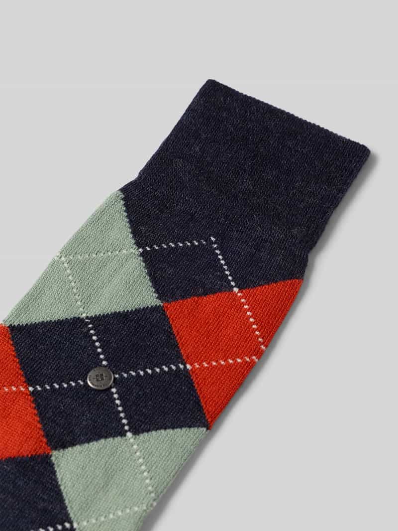 Burlington Sokken van scheerwolmix model 'EDINBURGH'