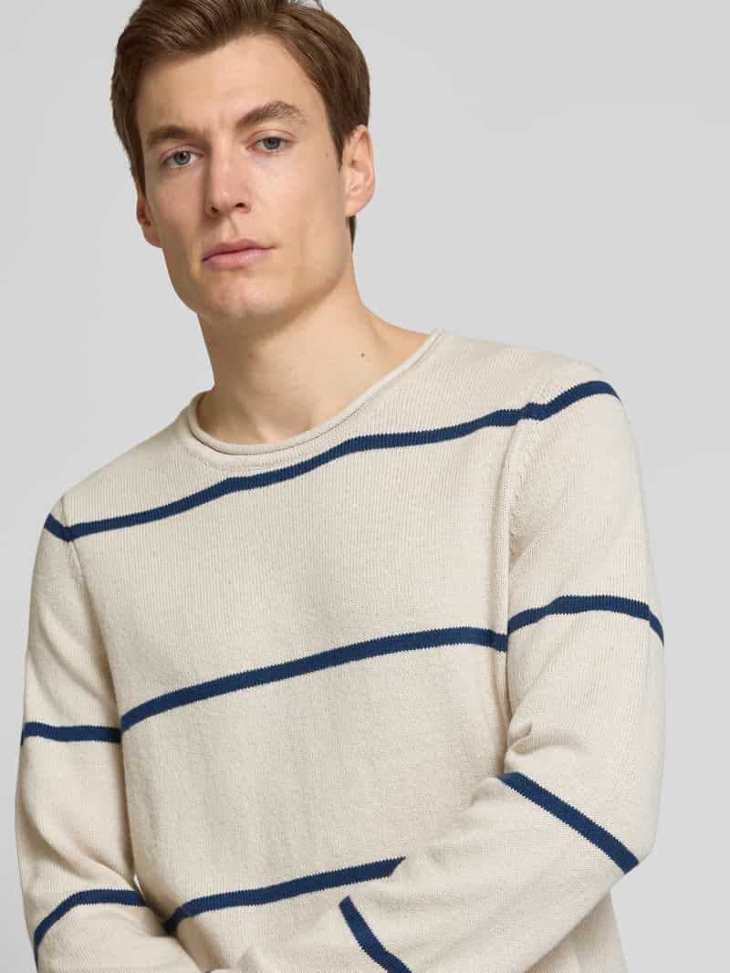ECOALF Gebreide pullover met ribboorden model 'BARCOALF'
