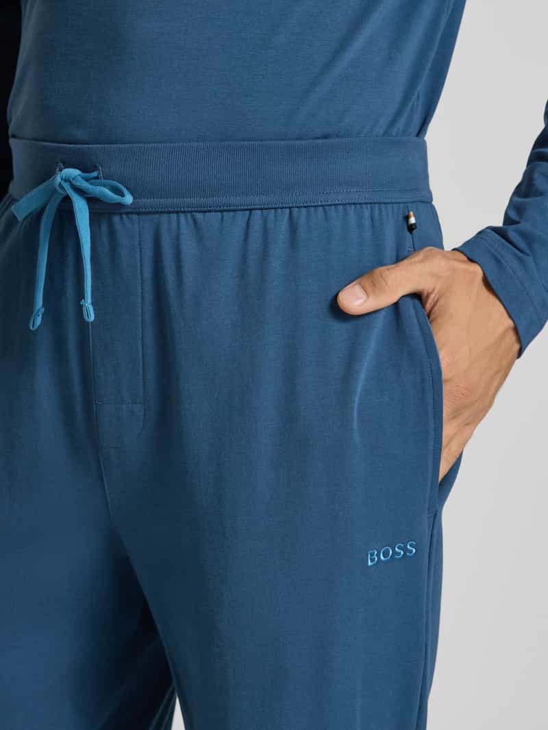Boss Regular fit sweatpants van katoenmix