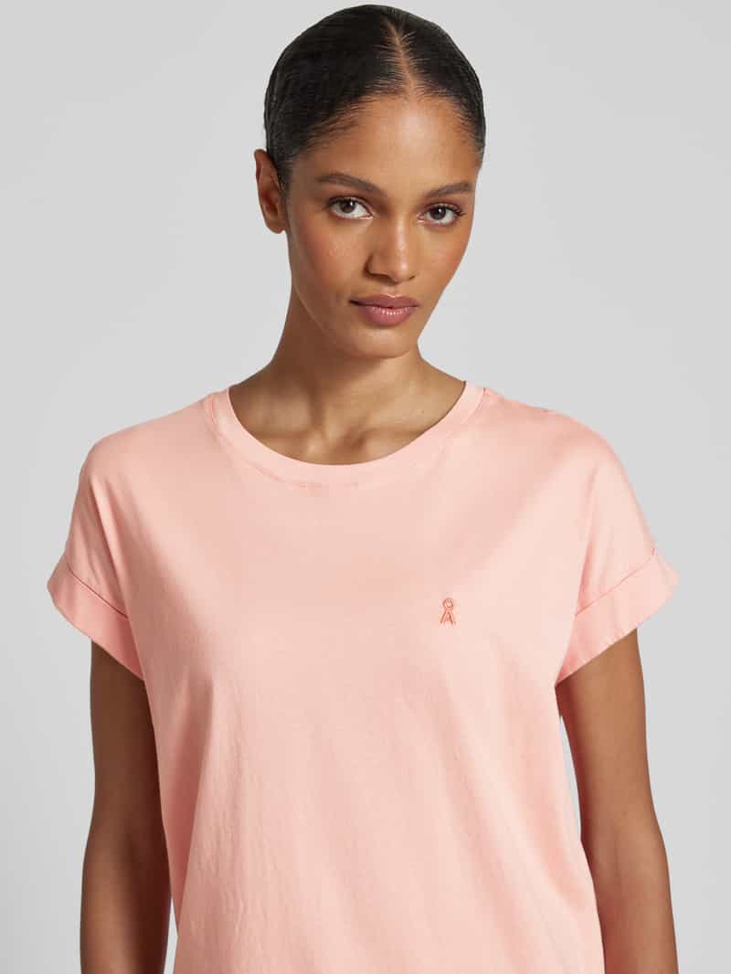 ARMEDANGELS T-shirt met labelstitching model 'IDAARA'