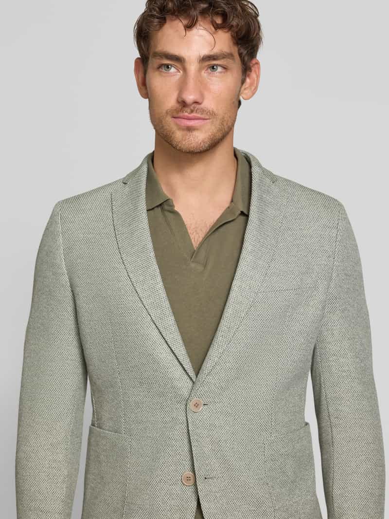 s.Oliver BLACK LABEL Slim fit colbert van gemêleerde jersey
