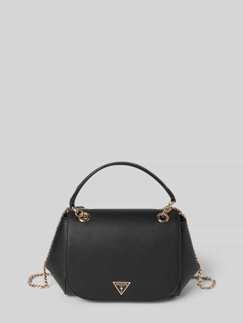 Guess Handtas met labelapplicatie en draagband