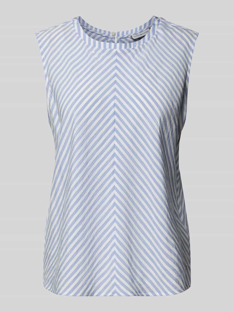 Tommy Hilfiger Regular fit blousetop van viscosemix