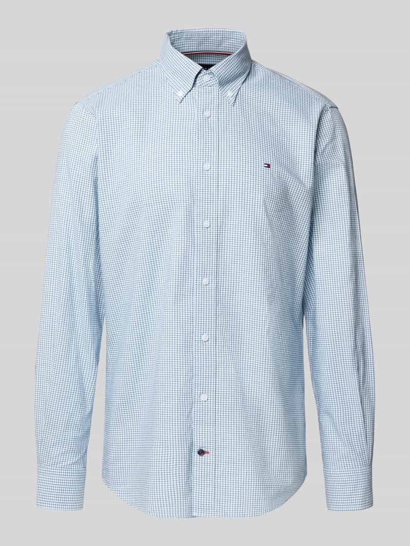 Tommy Hilfiger Regular fit zakelijk overhemd van puur katoen